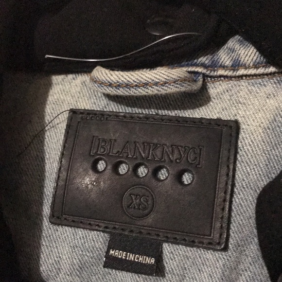 Blank NYC Destruct Denim Jacket NEW - Picture 8 of 12